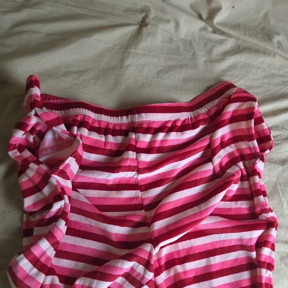 Joyspun Women's Striped Pink Pajama Set L(12-14) - Picture 8 of 10